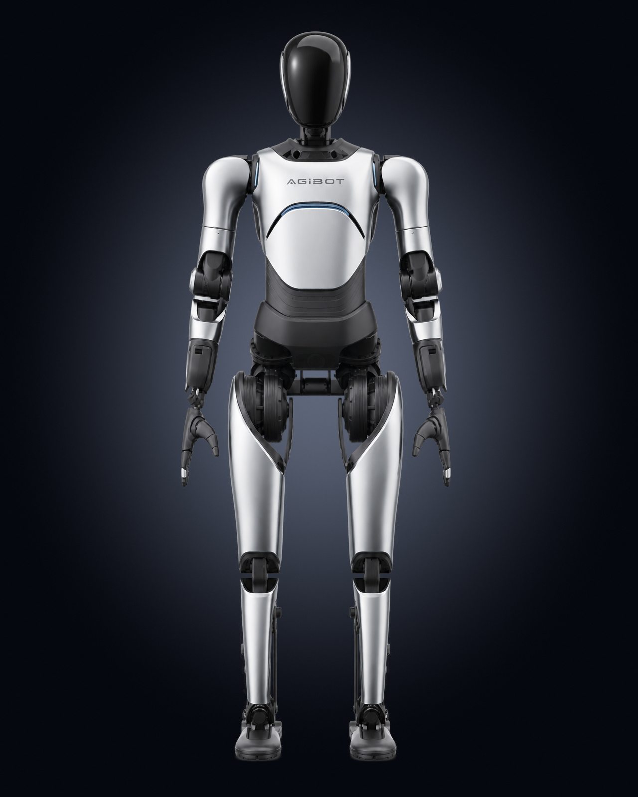 AgiBot A2 humanoid robot by AgiBot, service humanoid, full-body view. AI-generated illustration.