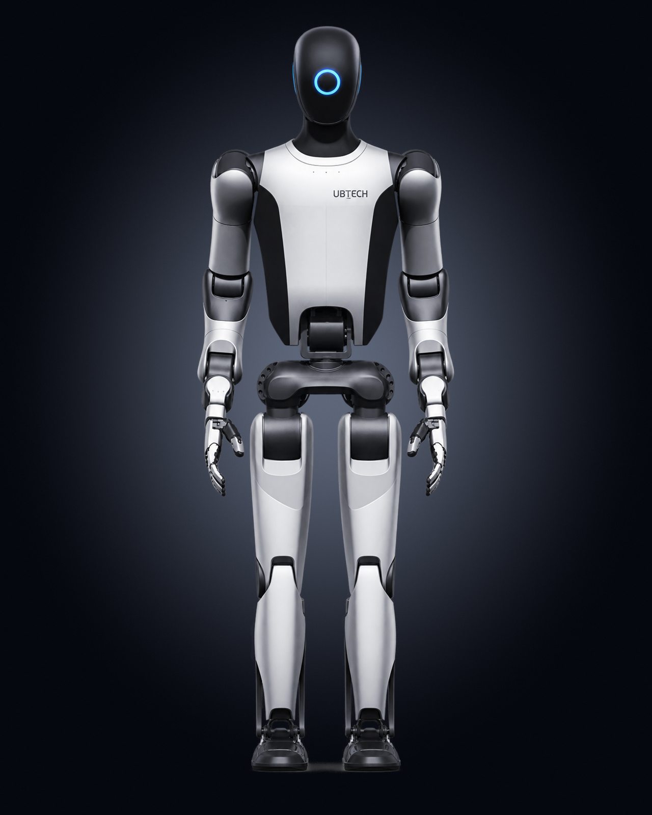 UBTECH Walker S1 humanoid robot by UBTECH Robotics, industrial humanoid, full-body view. AI-generated illustration.
